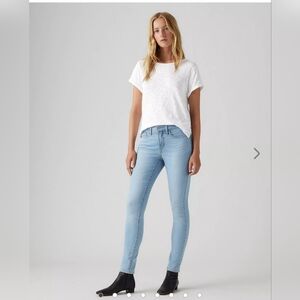 Levi's Women's Sky Blue Skinny Jeans